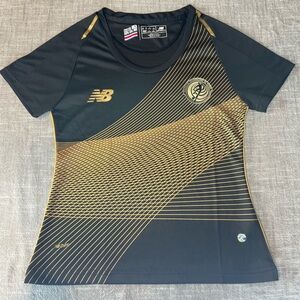 New Balance Limited Edition Costa Rica Gold Cup Jersey Black Gold Women’s Med